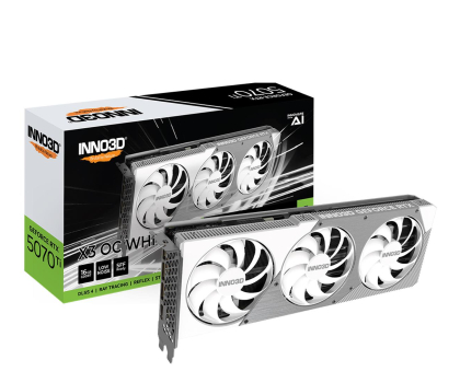 Karta graficzna INNO3D GeForce RTX 5070 Ti X3 OC White 16GB GDDR7 DLSS4